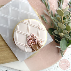 DIAMOND LINE PATTERN - Sarah Maddison Cookie Stamp