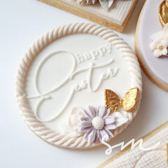 HAPPY EASTER SIGNATURE FONT - Sarah Maddison Cookie Stamp