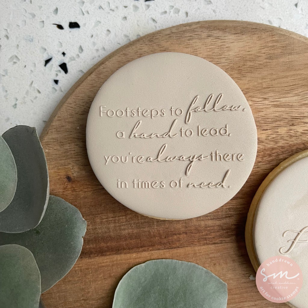 FOOTSTEPS TO FOLLOW - Sarah Maddison Cookie Stamp