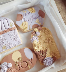 LEAFY PATTERN - Sarah Maddison Cookie Stamp
