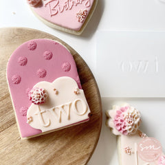POM POM PATTERN - Sarah Maddison Cookie Stamp