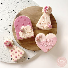 POM POM PATTERN - Sarah Maddison Cookie Stamp