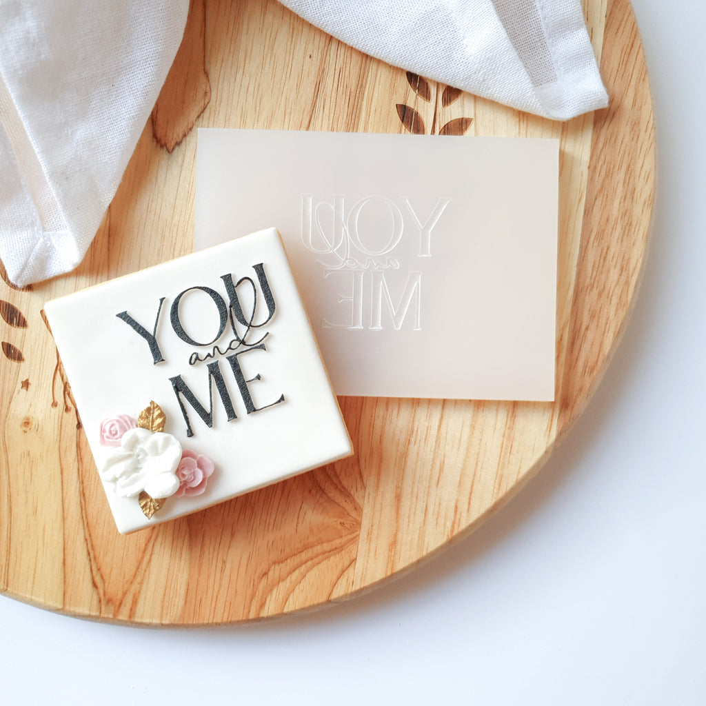 YOU AND ME - Sarah Maddison Cookie Stamp