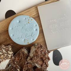 LOVE YOU TO THE MOON AND BACK - Sarah Maddison Cookie Stamp