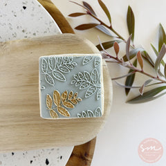 LEAFY PATTERN - Sarah Maddison Cookie Stamp