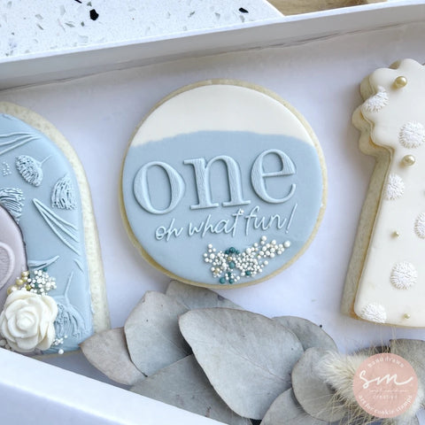 ONE OH WHAT FUN! - Sarah Maddison Cookie Stamp