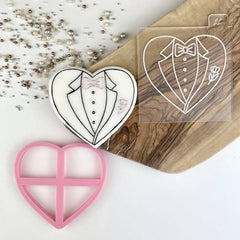 “TUX IN HEART WEDDING” Cutter And Embosser Lissie Lou