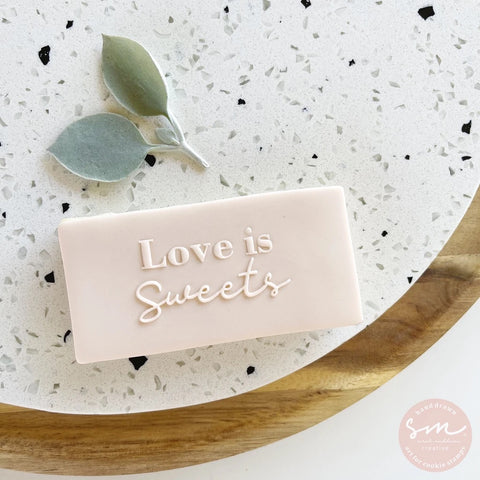 LOVE IS SWEETS - Sarah Maddison Cookie Stamp