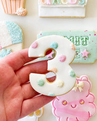 POM POM PATTERN - Sarah Maddison Cookie Stamp