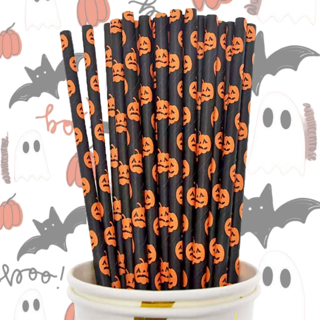 STYLE  A Halloween Theme Paper Straws