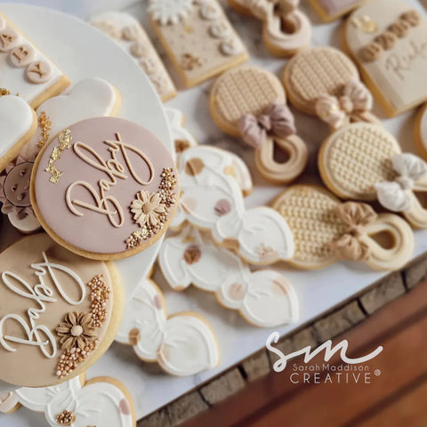 BABY SCRIPT - Sarah Maddison Cookie Stamp