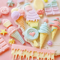 Triple Scoop Ice Cream Cone