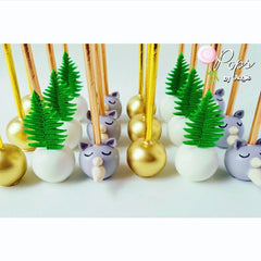 METALLIC Gold Paper Straws