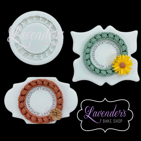 Round Jeweled Frame