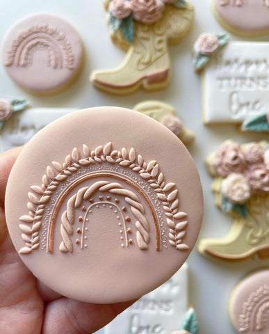 BOHO RAINBOW - Sarah Maddison Cookie Stamp