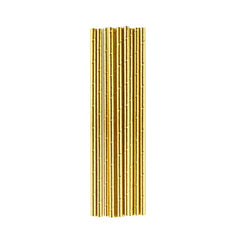 METALLIC Gold Paper Straws