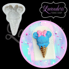 Minnie Bow Ice Cream Cone