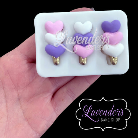 Triple Heart Lollipop