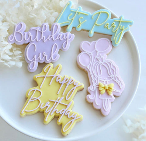 "BIRTHDAY GIRL"  Lissie Lou Cutter & Embosser