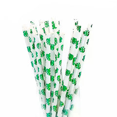 TROPICAL LEAF Paper Straws