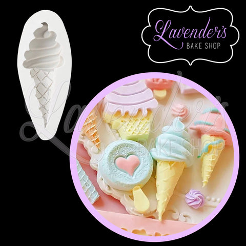 Swirl Ice Cream Cone