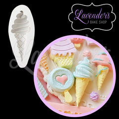 Swirl Ice Cream Cone
