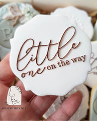 LITTLE ONE ON THE WAY - Sarah Maddison Cookie Stamp