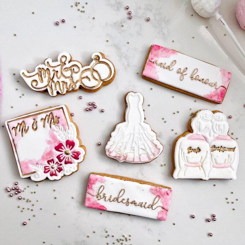 "BRIDES AND BRIDESMAID SOHO STYLE 1" Lissie Lou Cutter & Stamp