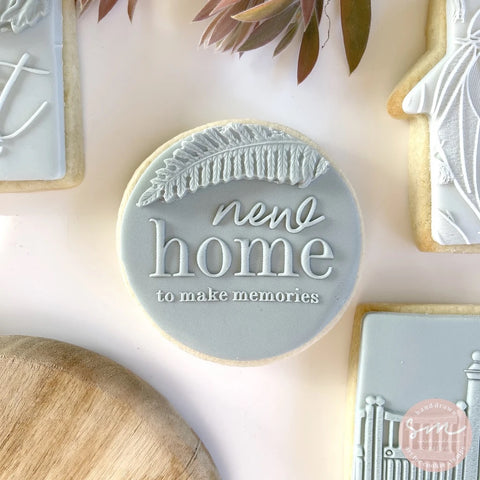 NEW HOME TO MAKE MEMORIES - Sarah Maddison Cookie Stamp