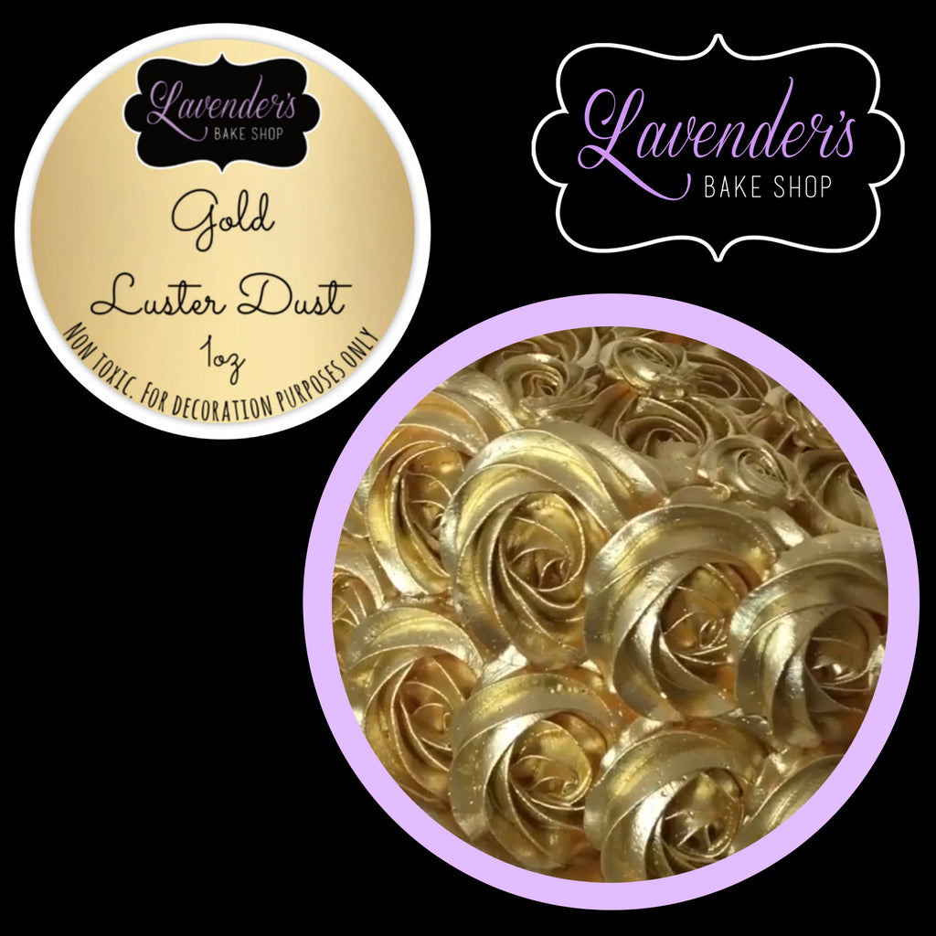 Large Wedding Gold Luster Dust