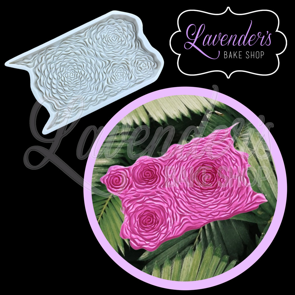 Ruffled Rose Mat