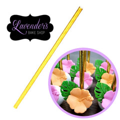 METALLIC Gold Paper Straws