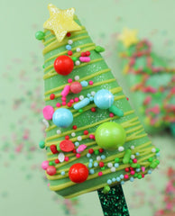 GREEN Glitter Cakesicle Sticks