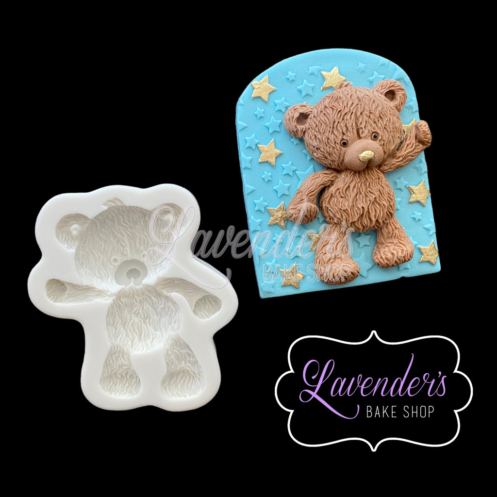 FUZZY TEDDY BEAR Silicone Mold