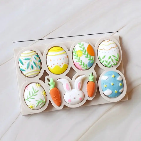 FLORAL Easter eggs And Bunny Variety