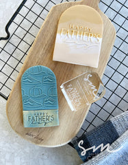 HAPPY FATHER'S DAY IMPRESSION - Sarah Maddison Cookie Stamp