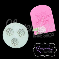 3pc Open Flower