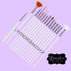 15pc Everything Paint Brush Set