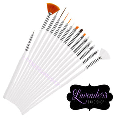 15pc Everything Paint Brush Set