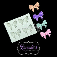 Rhinestone Bow Quad