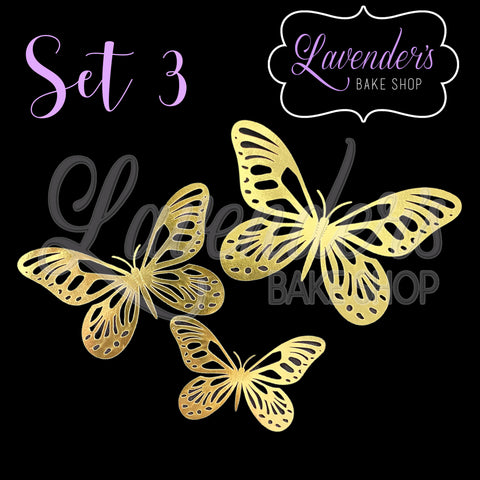 Paper Butterfly Decor Set 3